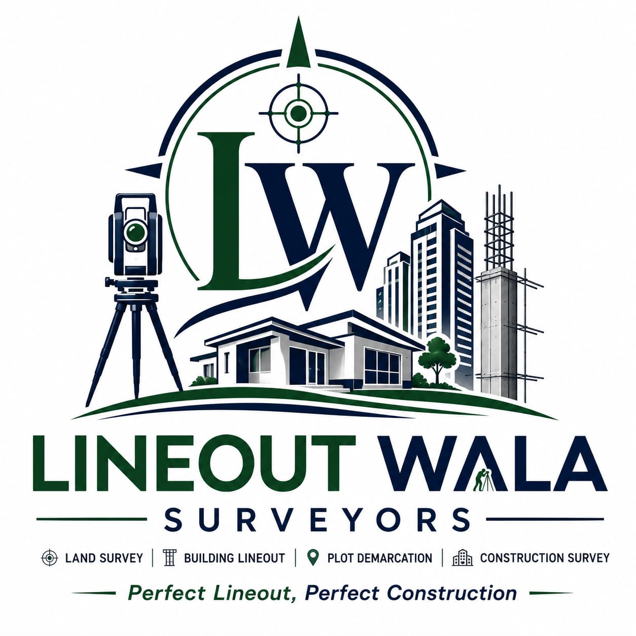 Lineout Wala Surveyors Logo